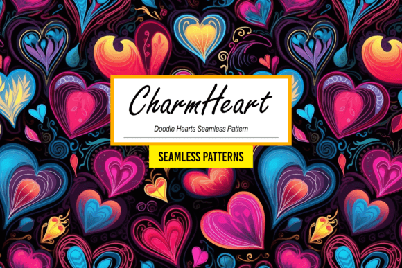 CharmHeart Love Heart Seamless Patterns: A Gateway to Timeless Elegance and Creative Expression