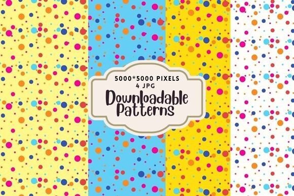 Colorful Polka Dot Patterns: A Versatile Design Element for Creativity and Practical Use