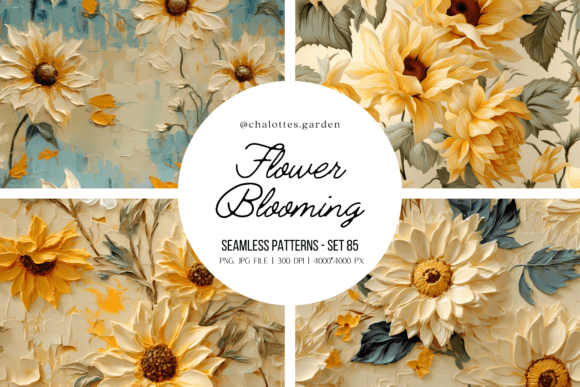 Discover the Beauty of Sunflower Flowers Blooming 3D Patterns