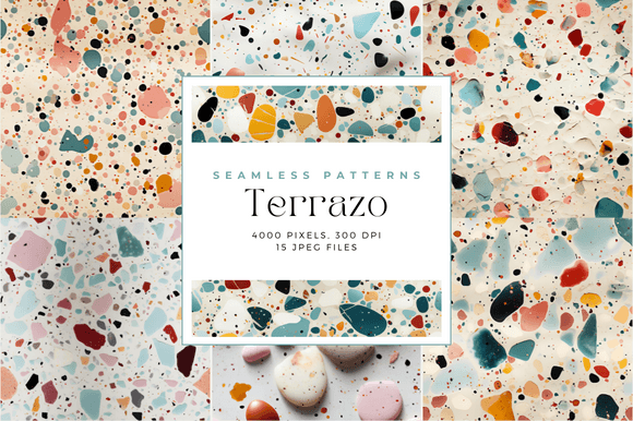 Discover the Beauty of Terrazo Seamless Patterns for Your Crafting Projects