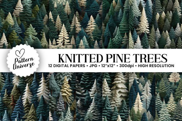 Knitted Pine Trees Forest Patterns: A Strategic Resource for Creative and Practical Use
