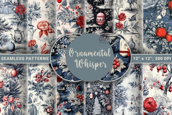 Ornamental Whisper Seamless Patterns: A Strategic Resource for Seasonal Creativity