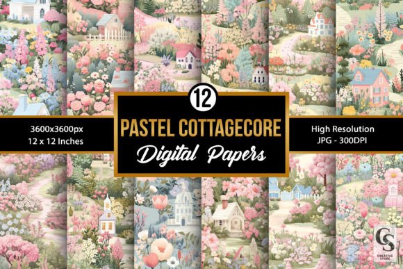 Pastel Cottagecore Seamless Patterns: A Creative Revolution in Design