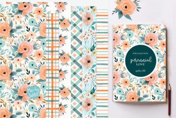 Perennial Love Floral Seamless Patterns: A Versatile Design Resource
